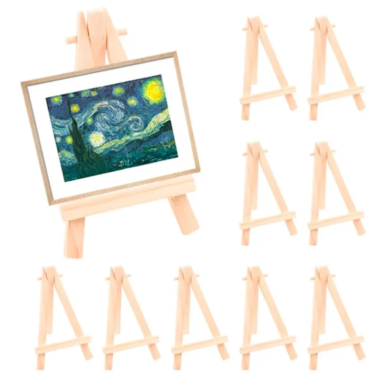 Petit chevalet en bois : afficher une carte, un prix ou une miniature